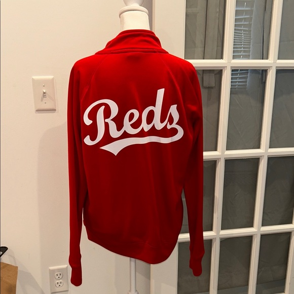 Victoria's Secret PINK Cincinnati Reds full-zip athletic jacket, Size Large - Picture 3 of 6